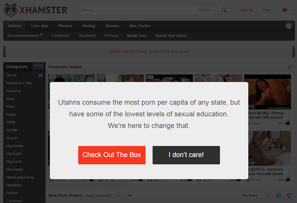 In Wake of Anti-Sex Ed Vote All Utah Traffic Goes In Wake of Anti-Sex Ed Vote All Utah Traffic Goes